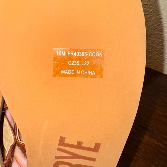 Square toe Frye sandals - Picture 1 of 5